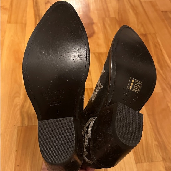 Liberty Black Simone Stitched Ankle Boot Sz 9 - Picture 11 of 13